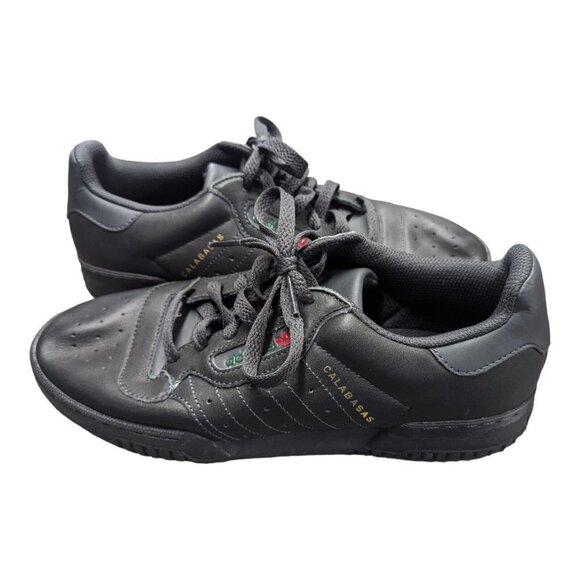 Adidas Yeezy Powerphase Calabasas Core Black Size 8 Used No Box - Picture 1 of 7